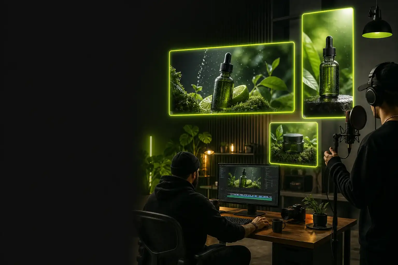 Sunlit creator workspace direction