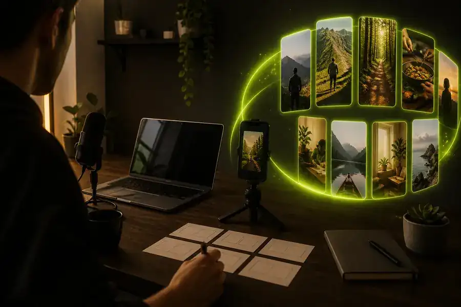 Mit VEED AI bearbeiteter Entwurf eines Produktvideos