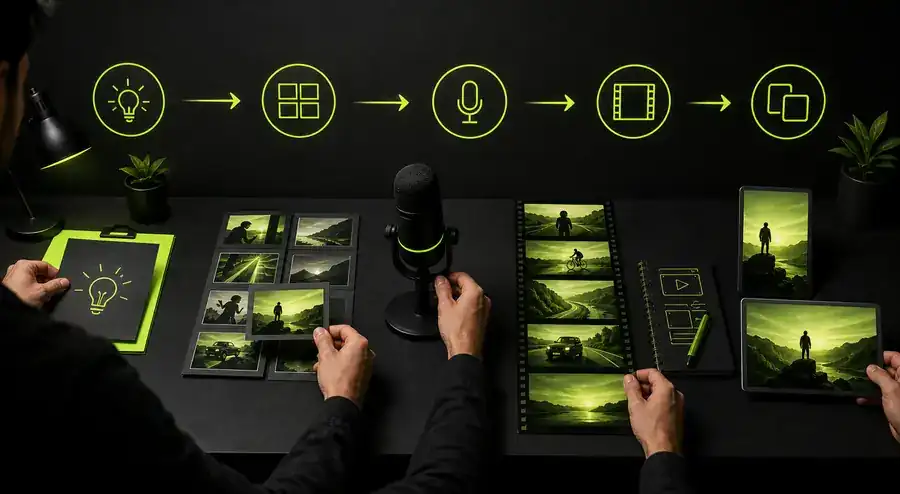After editing and styling a VEED AI video project
